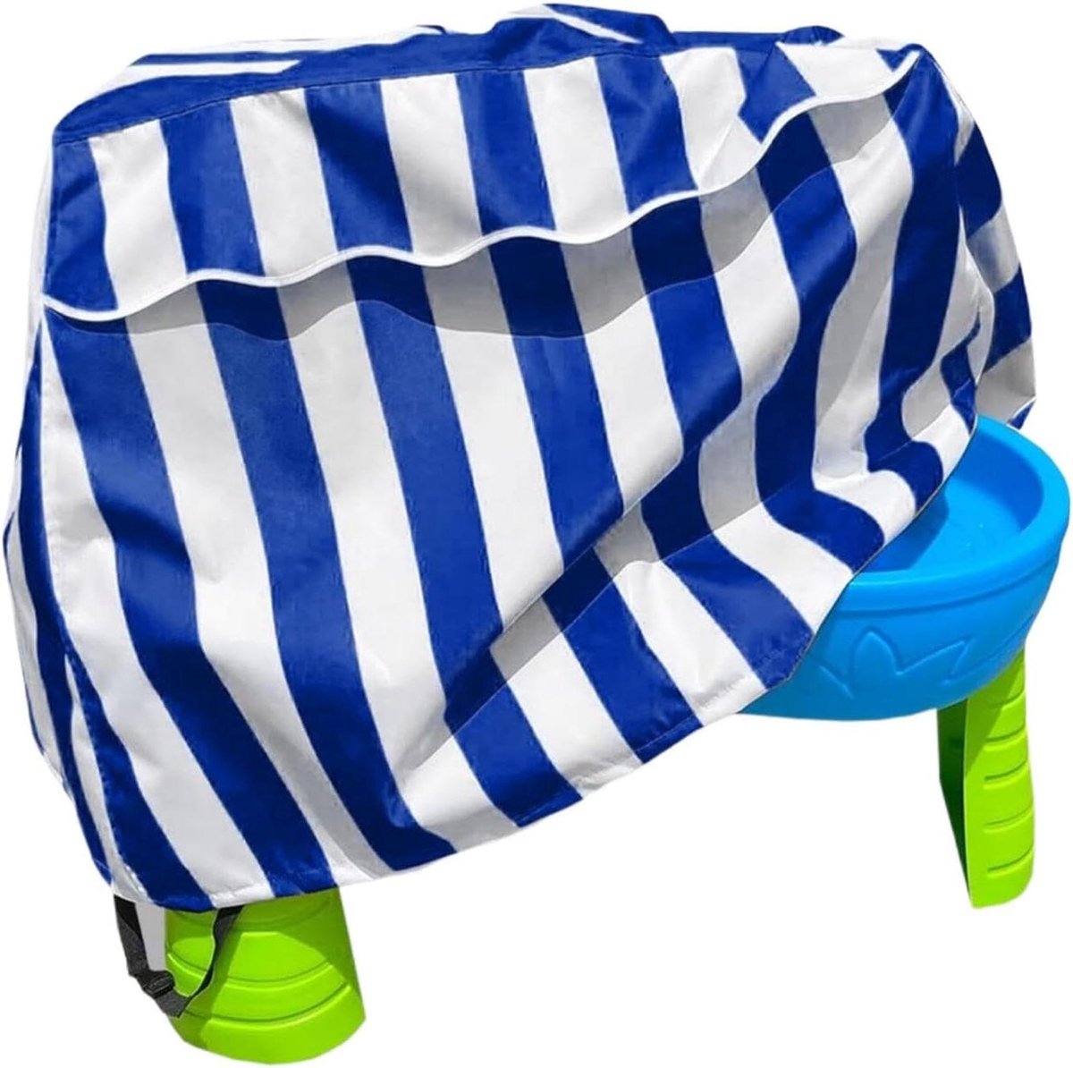Waterafdekking tafel - Grondzeil beschermhoes - Buiten spelen - Waterdicht robuust materiaal - 94 x 56 x 65 cm - Blauw
