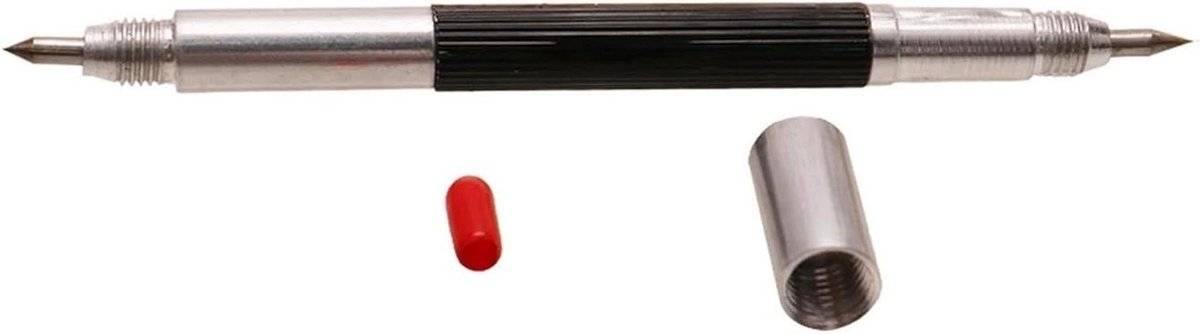 Graveerpen - Markeer Gereedschap - Items Identificeren - Tweekoppige Punt - 50 Gram - Zilverkleurig