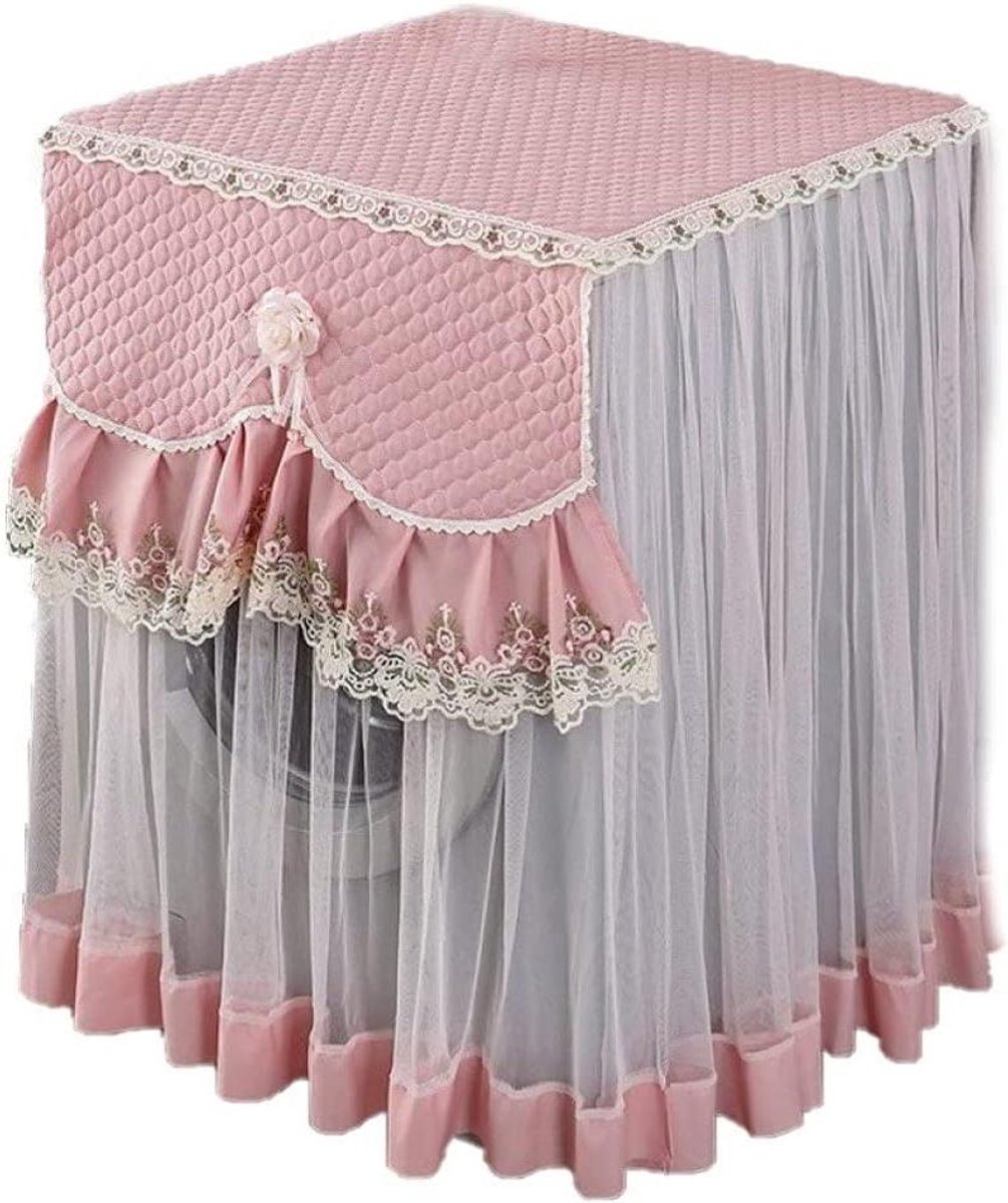 Wasmachinehoes - Apparaatbeschermer - Apparaten Beschermen - Kant Afwerking - 60x60x85 cm - Roze