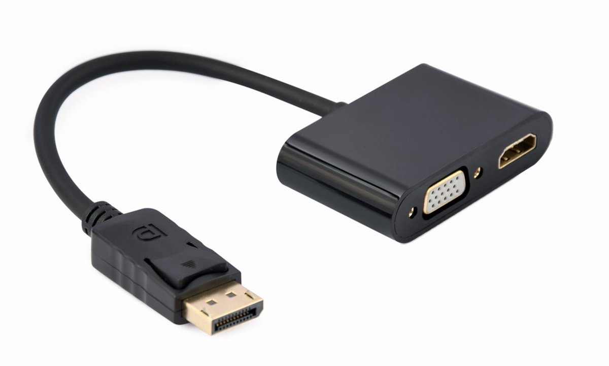 DisplayPort Cable GEMBIRD A-DPM-HDMIFVGAF-01 Black 10 cm