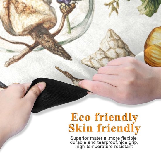 Opvouwbare Yoga Mat - Reis Mat - Thuis Sporten - Natuurlijk Rubber - 71x26 Inch - Bloem Print — afbeelding 5