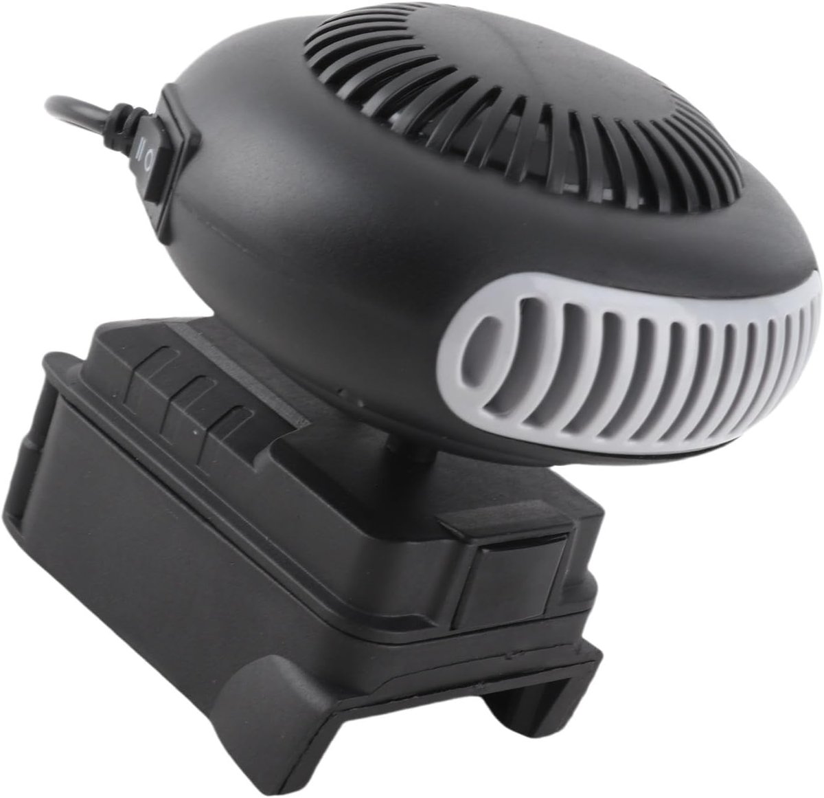 Ruimteverwarmer - Kamerverwarmer Elektrisch - Kleine Ruimtes - 360 Graden Plug - 170W - Zwart
