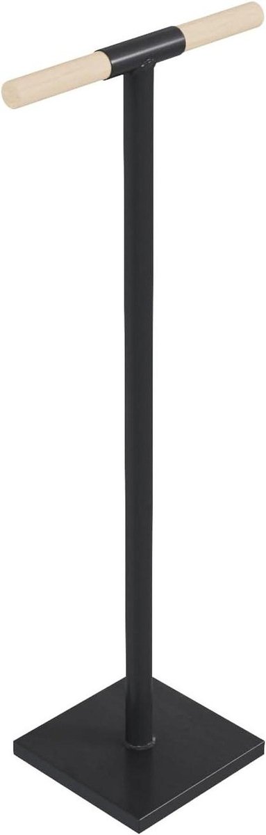 Betonstamper Staal - Grondstamper Verdichter - Ondergrond Compacteren - Ergonomische T-greep - 84 cm Lengte - Zwart
