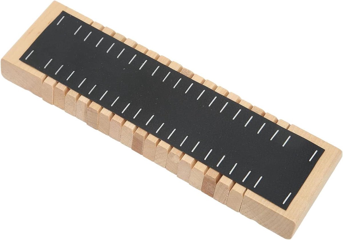 Houten Percussie-instrument - Muziek Speelgoed - Muziek Ontwikkeling - Gladde Randen - 25 x 8 x 2 cm - Houtkleur