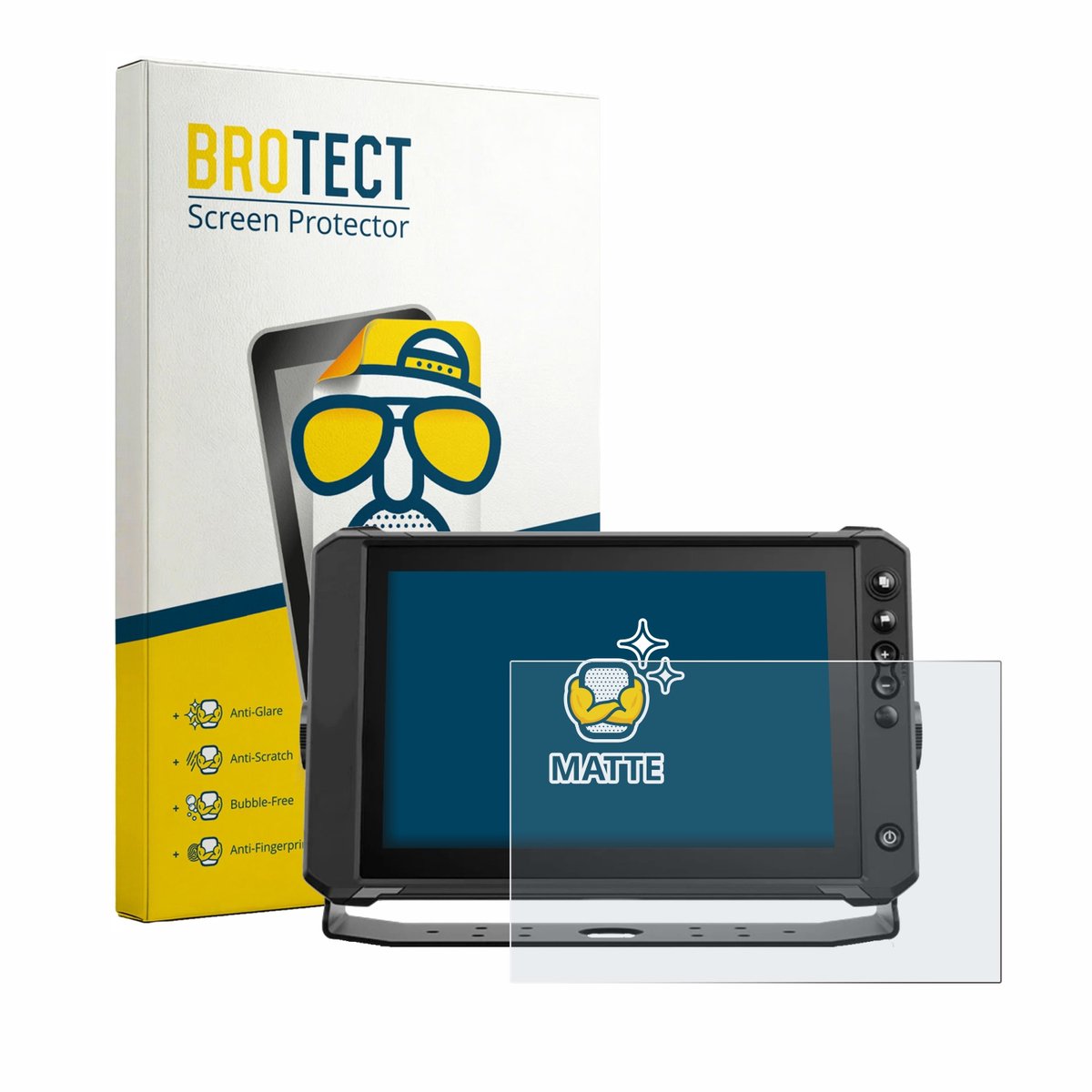 BROTECT - Screenprotector voor Lowrance Elite FS 12 - Folie Beschermfolie matte