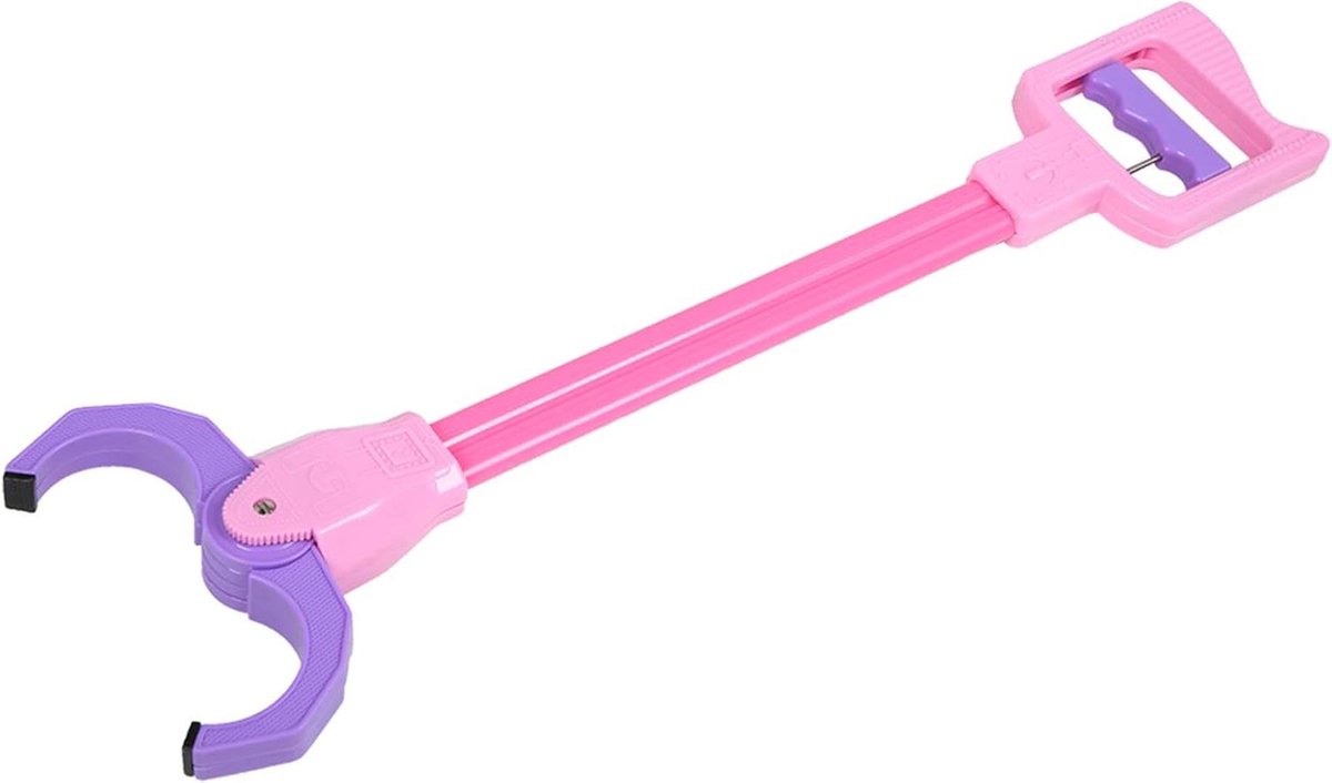Grijper Speelgoed - Handklauw Pincet - Fijne Motoriek Trainen - Ergonomisch Handvat - 52 x 16 x 4 cm - Roze