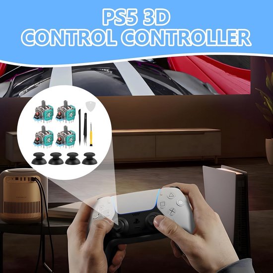 4 Stuks Vervangende Joystick Analoge Modules voor Gamecontroller - Anti-Drift Reparatiekit — afbeelding 5