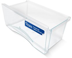Transparante Vrieslade Kort Onderin 410x170x240 mm voor Vrieskast