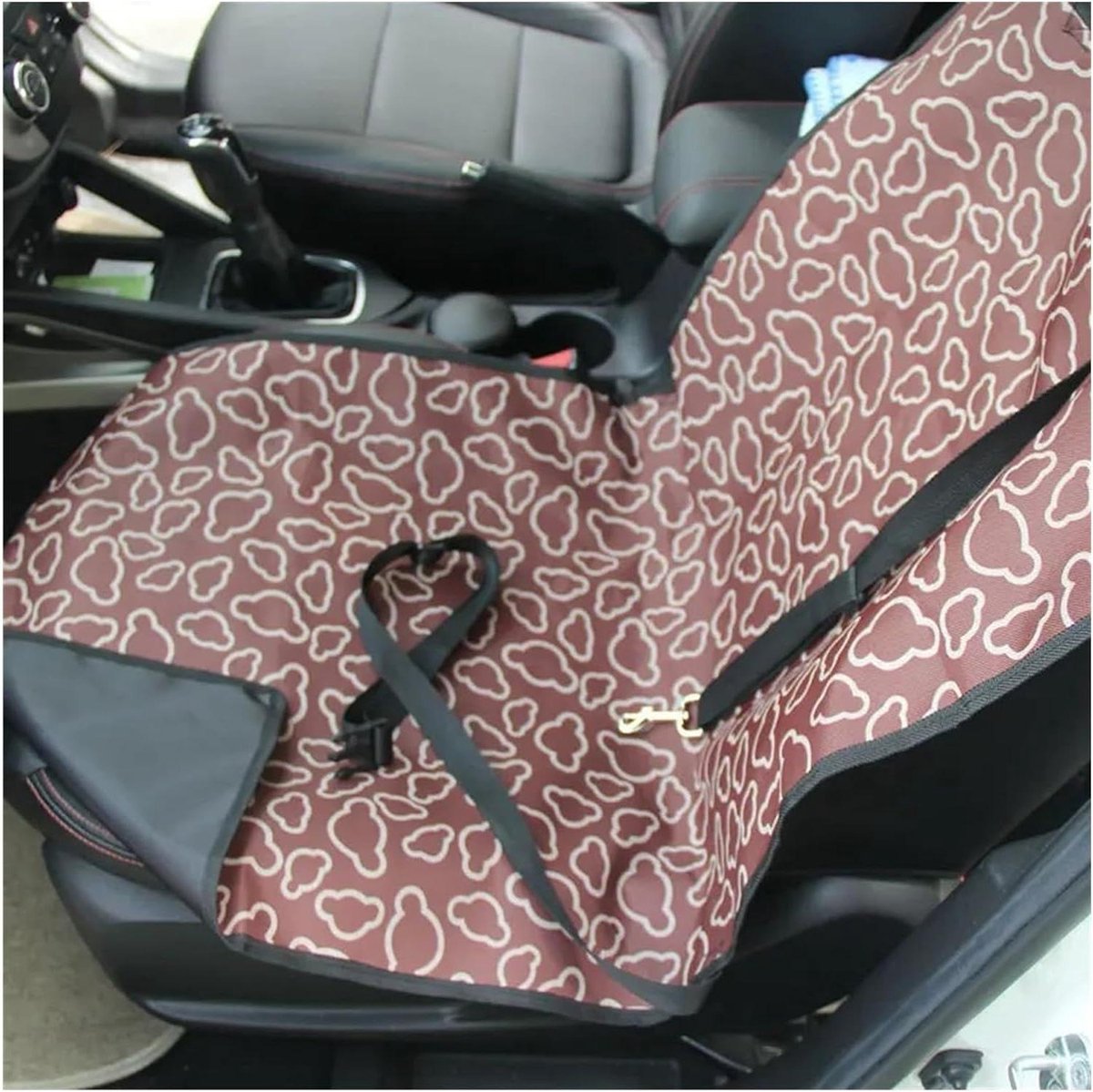 Huisdier Autostoelhoes - Reisbeschermer Auto - Auto Beschermen - Waterdicht Materiaal - 55x55x35 cm - Zwart