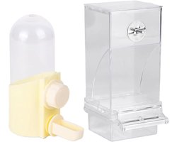 Vogel Drinkfontein - Vogel Drinkbak - Vogels Voeden - Anti-morst Functionaliteit - 20 x 15 x 10 cm - A