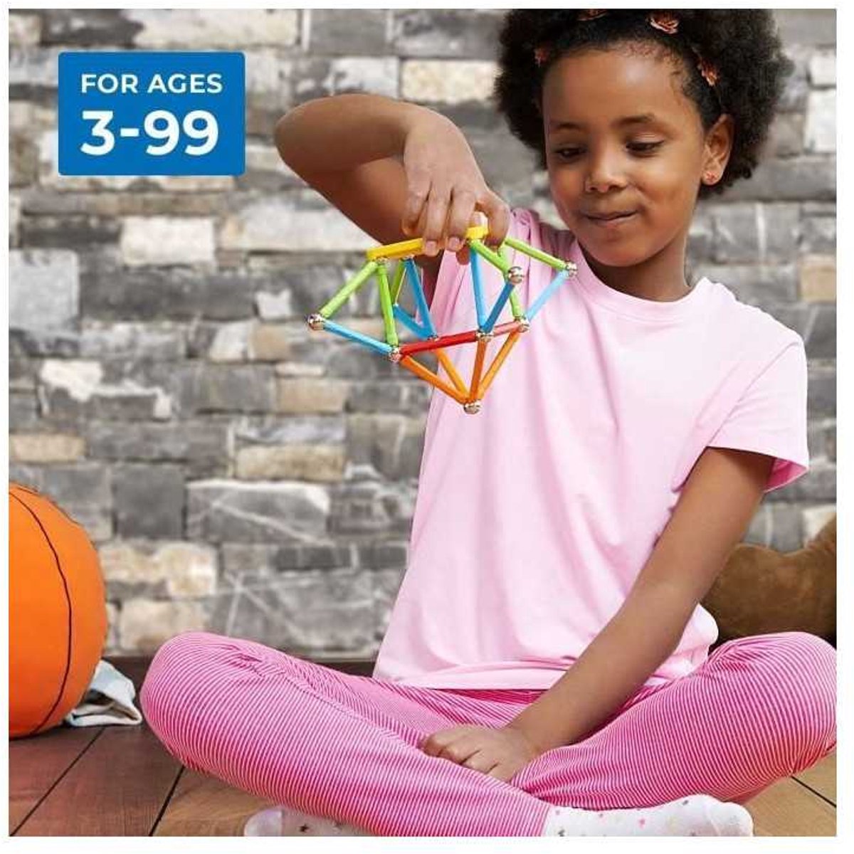 Geomag Super Color Recycled - Magnetisch Constructiespeelgoed met Panelen - 93-delig - Vanaf 3 jaar — afbeelding 19