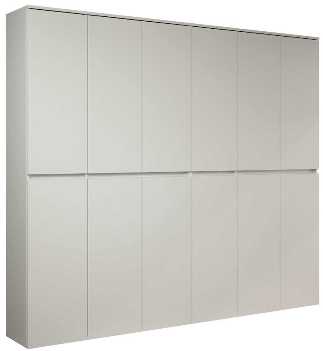 trendteam multifunctionele kast Nevada wit melamine 222x191x34 cm