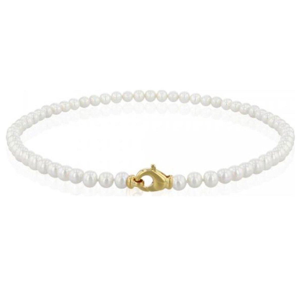 Luna-Pearls - 218.0059 - Ketting - Zoetwater gekweekte parel 7-7.5mm - 925/zilver