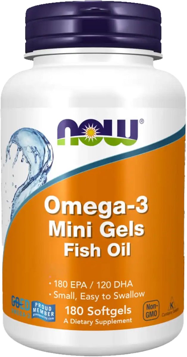 Omega-3 Fish Oil Mini Gels - 180 softgels
