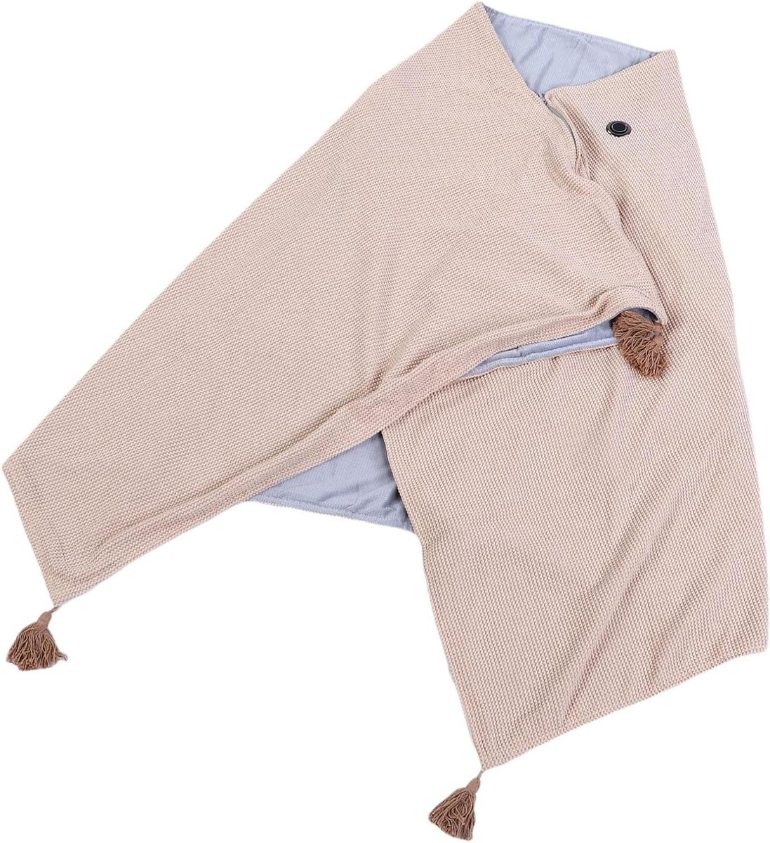 Elektrische Sjaal - Verwarmde Wrap - Warm Blijven - Snelle Verwarming - 34x8 cm - Grijs