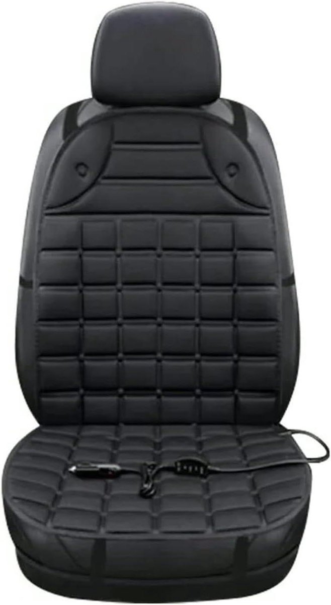 Autostoel Verwarmer - Stoelverwarming Kussen - Winter Comfort - Intelligente Thermische Beveiliging - Universele Pasvorm - Zwart