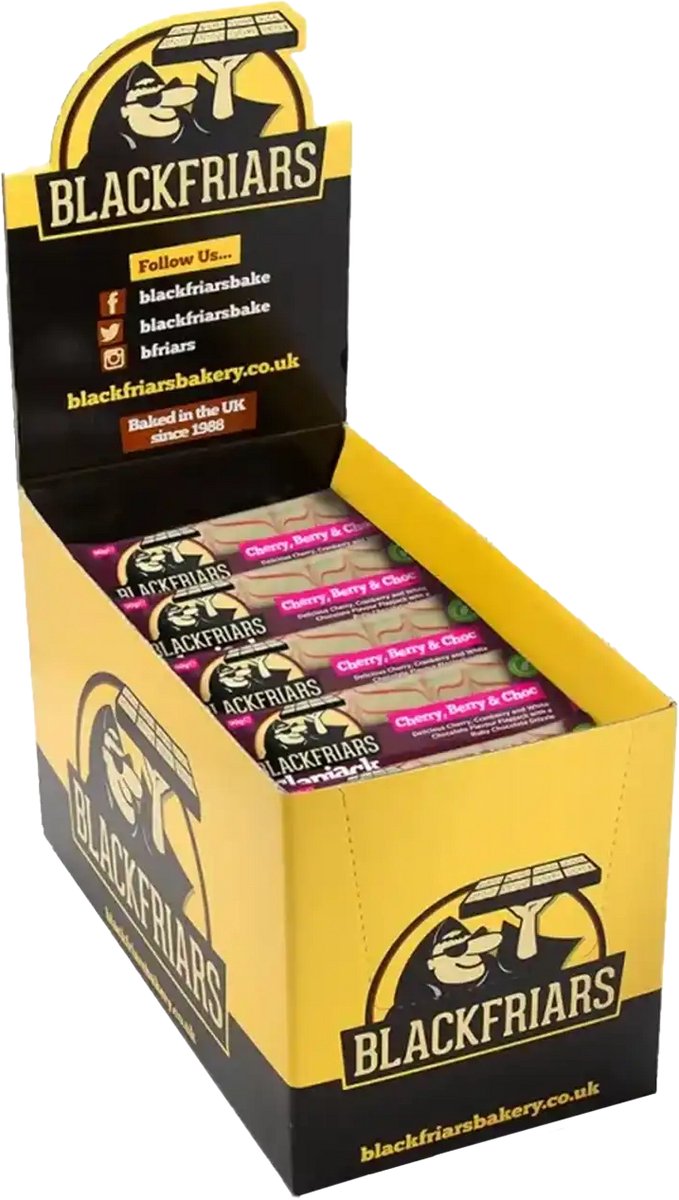 Blackfriars Flapjacks (25x90g) Cherry, Berry & Choc - Repen - Energie repen