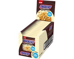 Snickers White High Protein Cookies - 12 cookies - White Chocolate & Peanut