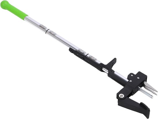 Onkruidtrekker - Wiedtool - Gazononderhoud - Voetpedaal ontwerp - 99 cm lengte - Grijs — afbeelding 5