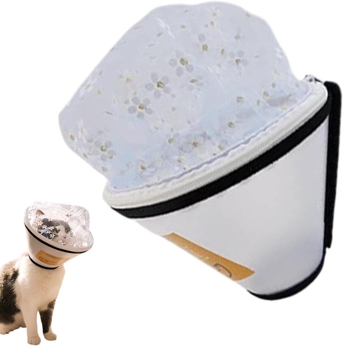Hondenmuilkorf Ademend - Veiligheid voor hond - Dagelijkse uitstapjes - Comfortabel bloemenpatroon - Maat M - Blauw