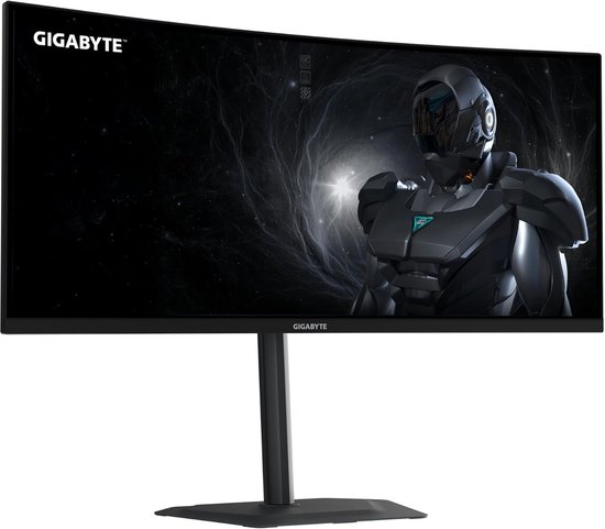 GIGABYTE G34WQC2 Curved Gaming Monitor 34 inch WQHD - 3440 x 1440, 1500R, 200Hz, 1ms, 450 CD/m², AMD FreeSync Premium, DisplayHDR 400, HDMI 2.0, Displayport 1.4 — afbeelding 4