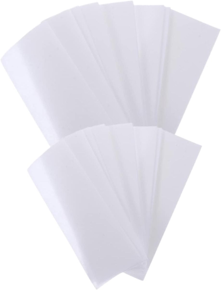 Wax Papier Strips - Ontharingsstrips - Huid Glad Maken - Niet-geweven Stof - 20x7cm - Wit