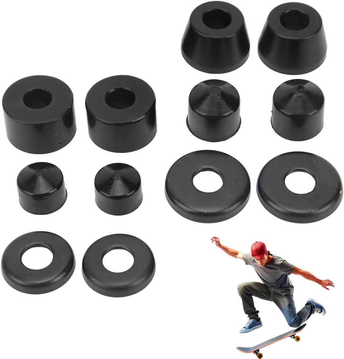 Shock Absorber voor Skateboard en Longboard Shockproof Pad en Vervangende Bushings voor Trucks