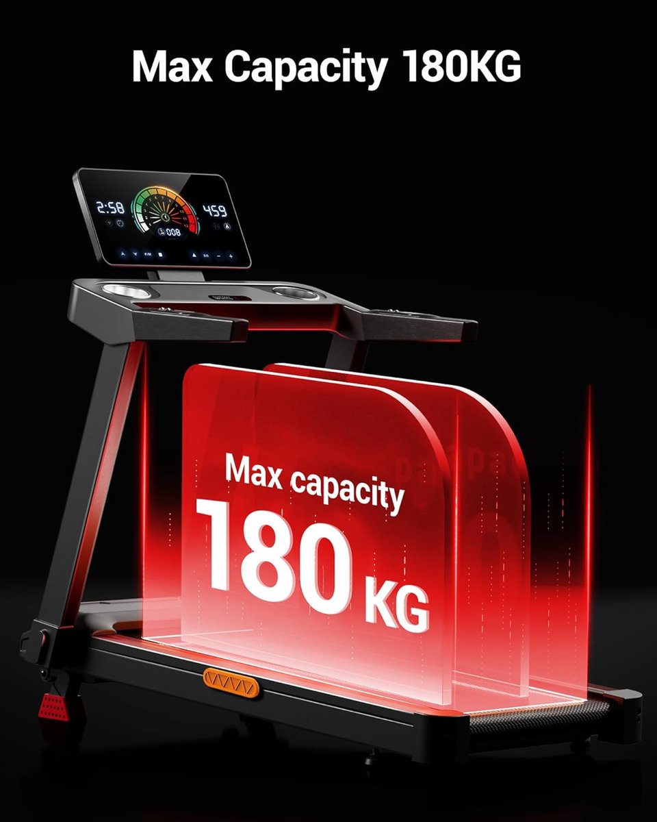 Loopband Inklapbaar - Wandelband Fitness - Treadmill - Sportapparaat
