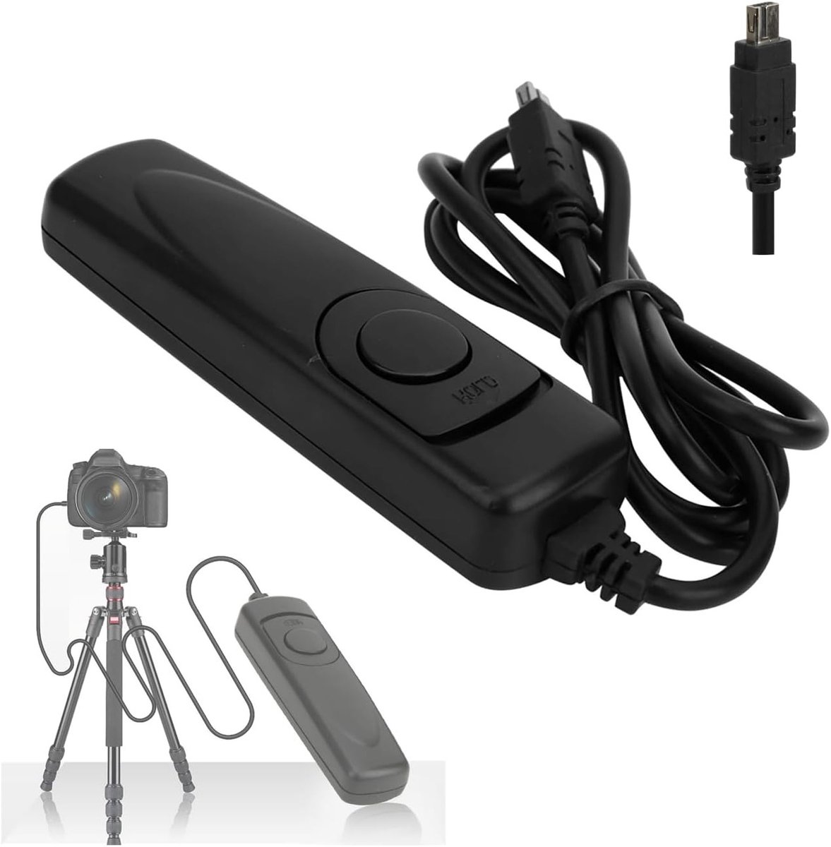 Afstandsbediening voor sluiterontspanner met timer voor Nikon camera's zoals Z6, Z7 en D7500