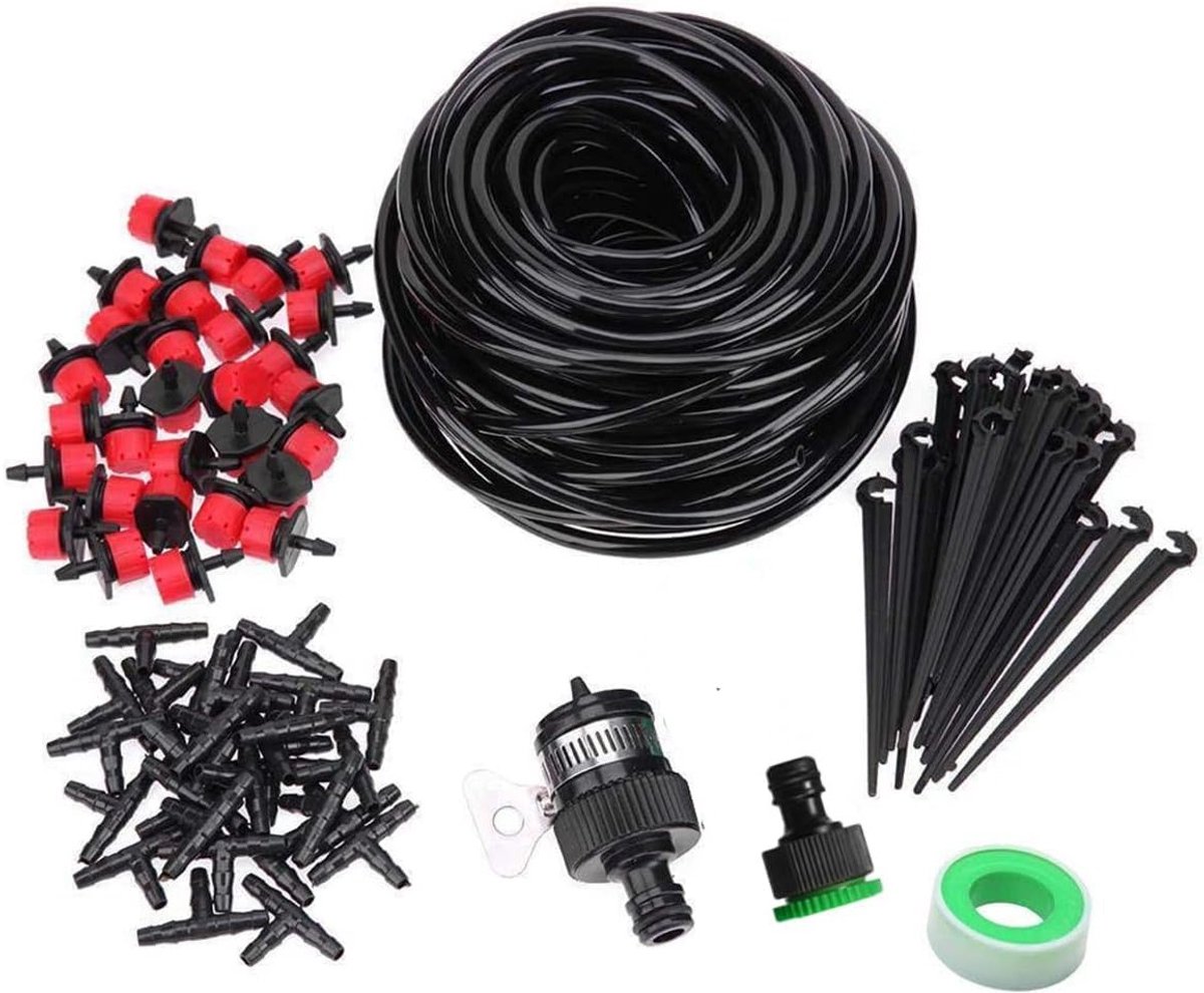 15M Micro Drip Irrigatiesysteem voor Zelfwaterende Tuinen, DIY Bewatering voor Planten, Misting Koelsysteem voor Bloemen en Groenten