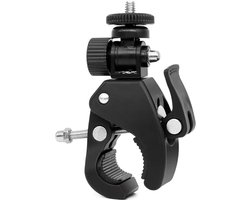Snelkoppelingsbevestiging Geschikt voor spiegelreflexcamera's op het stuur van motorfietsen en fietsen, Geschikt voor GoPro Hero 13-5, DJI, Insta 360 en andere camera's.