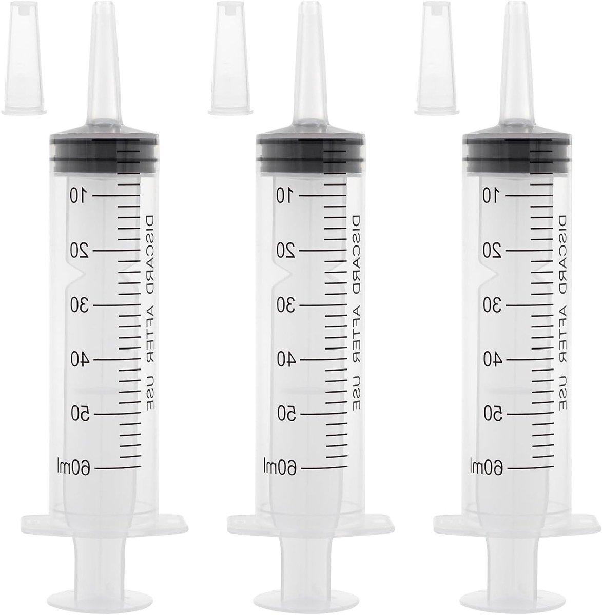 Grote Steriele Spuiten 50ml - Ideaal voor Diergeneeskunde, Laboratoriumgebruik en Nauwkeurige Dosering
