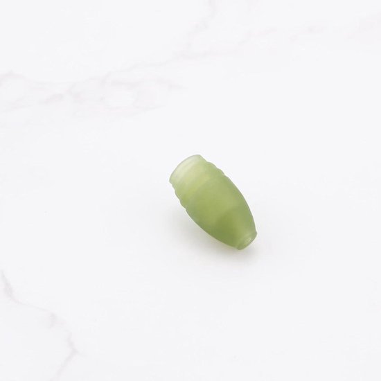 Dailygoods- Rubber Connectors 30x Groen - Elastische Connectoren - Duurzaam Rubber - Veilig Vergrendelingsmechanisme - Geschikt voor Visgerei - Afmetingen 11x5.5mm - Stopper van Dailygoods — afbeelding 2