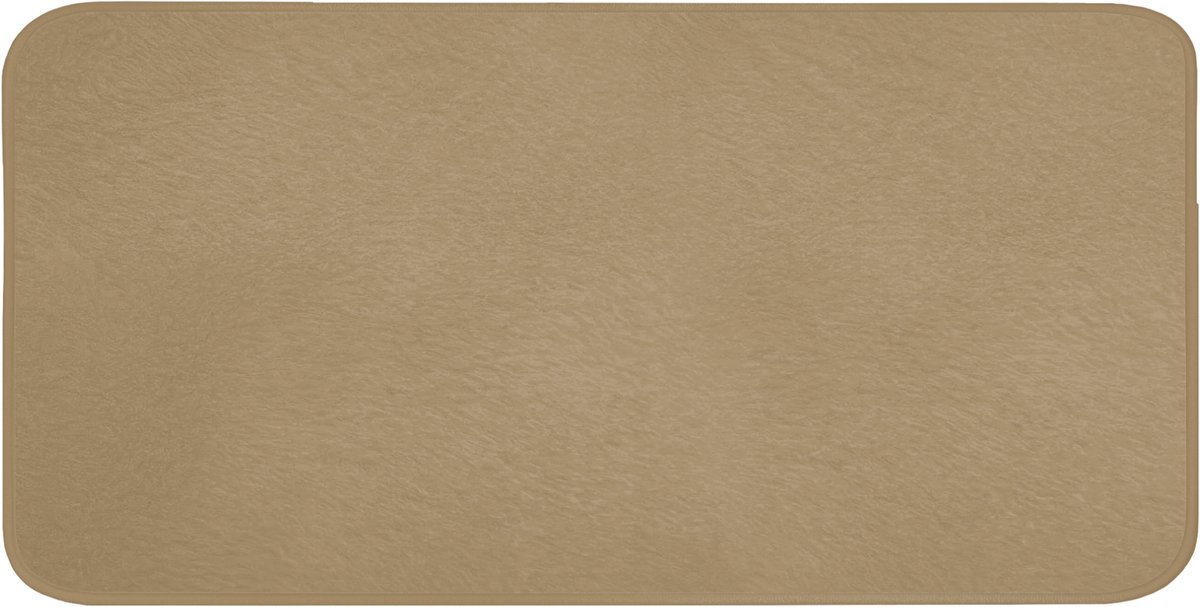 Badmat 120x60 cm - Antislip - Palet - Beige - Interieur - Badmatten voor badkamer - Badkamermat - Douchemat - Badkamer mat