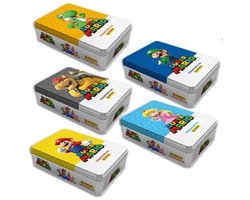 Super Mario Sticker Tin Box Trading Cards Assorti