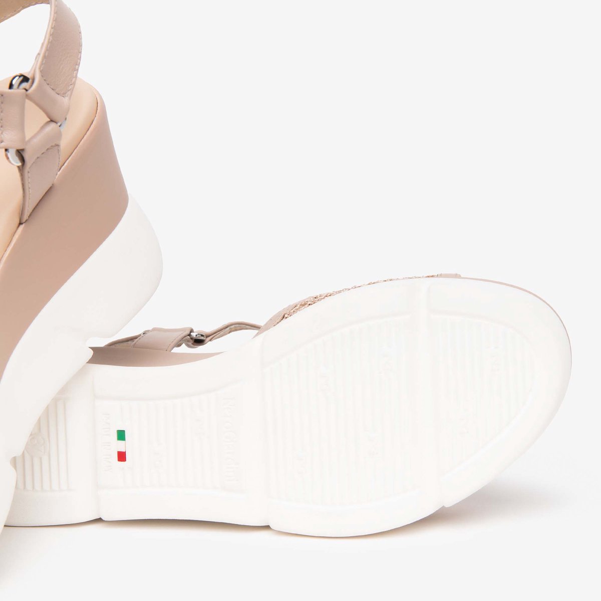 Sandaal Nerogiardini Nappa Pandora T.Palladium Net Rosa Pu.Monod.Norma - Fashion Wear - Vrouwen
