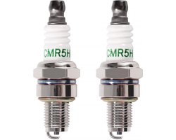 2-pack bougies CMR5H - Geschikt voor grasmaaiers CM5H / CMR5H / CMR6H / CMR7H - Vervangende bougies - Viertaktbougies - Compatibel met Honda GX25 en GX35 motoren
