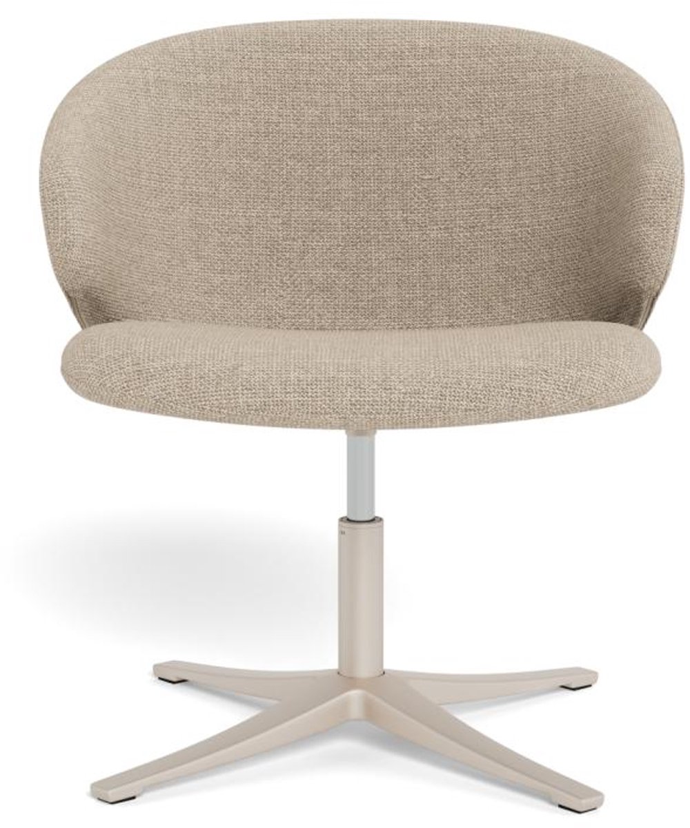 Giga Living Fauteuil Puck Met Armleuning Basel Beige Grijs - Giga Living