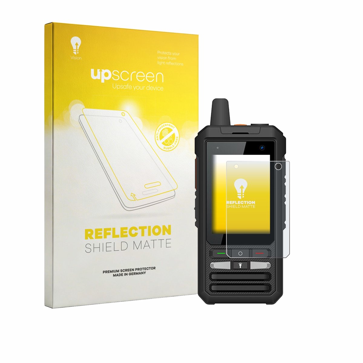 upscreen - Screenprotector voor Uniwa F80S - Folie Beschermfolie anti glare matte