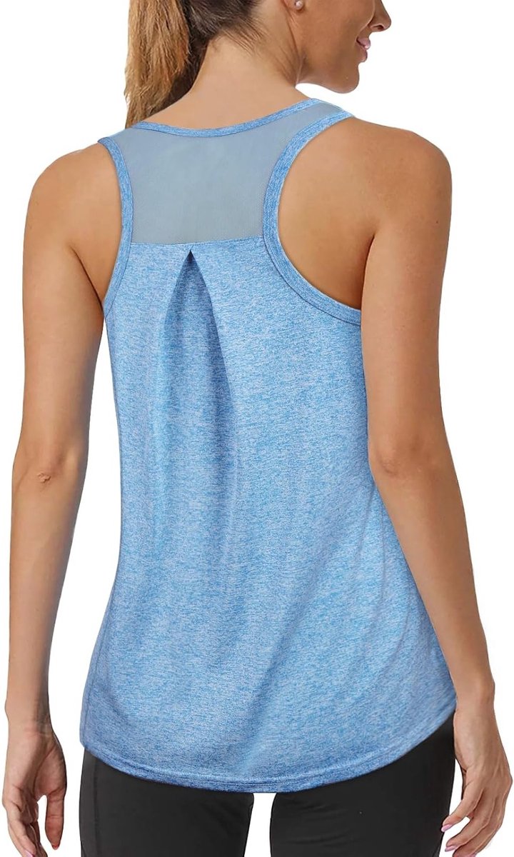 Sportieve Dames Tanktop voor Yoga en Fitness - Lichtgewicht Mouwloos Trainingsshirt voor Actieve Vrouwen