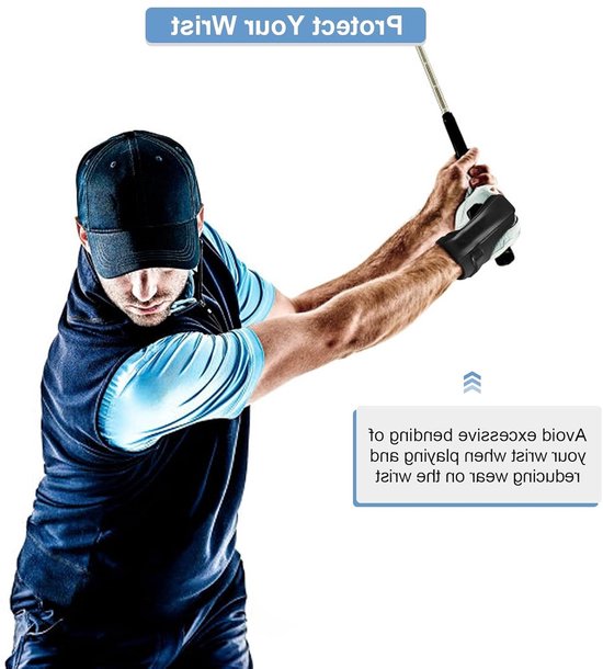 Dwawoo Polssteun voor Golf - Swing Training Polsband - Verstelbaar en Comfortabel — afbeelding 4