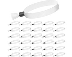 Polsbandjes - 30 pack — Identificatiebandjes voor evenementen — Verstelbaar-praktischIdent - ificatiepolsband – Evenementenpolsband— Ideaal voor muziekfestivals, sportevenementen, waterparken, ziekenhuizenen andere evenementenlocaties