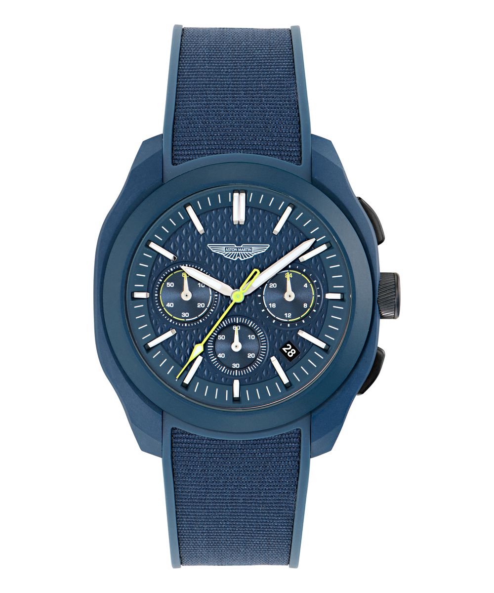 Aston Martin Thrill CRT MTRC1S606 Horloge - Siliconen - Blauw - Ø 42 mm