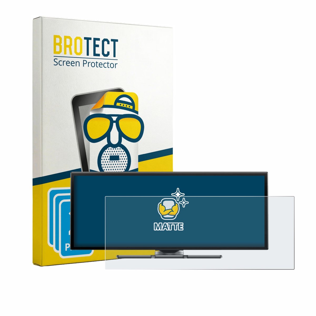 BROTECT - Screenprotector voor Lamtto RC29 10.25'' - Folie Beschermfolie matte 2 Stuks