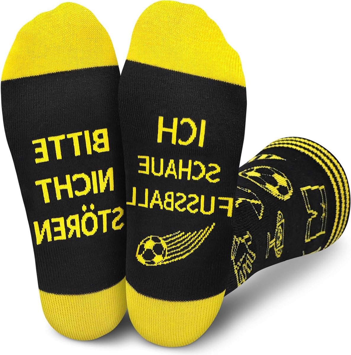 Comfortabele Voetbalsokken voor Mannen, Jongens en Voetbalfans - Perfecte Cadeaus voor Vader, Grootvader en Kerstmis