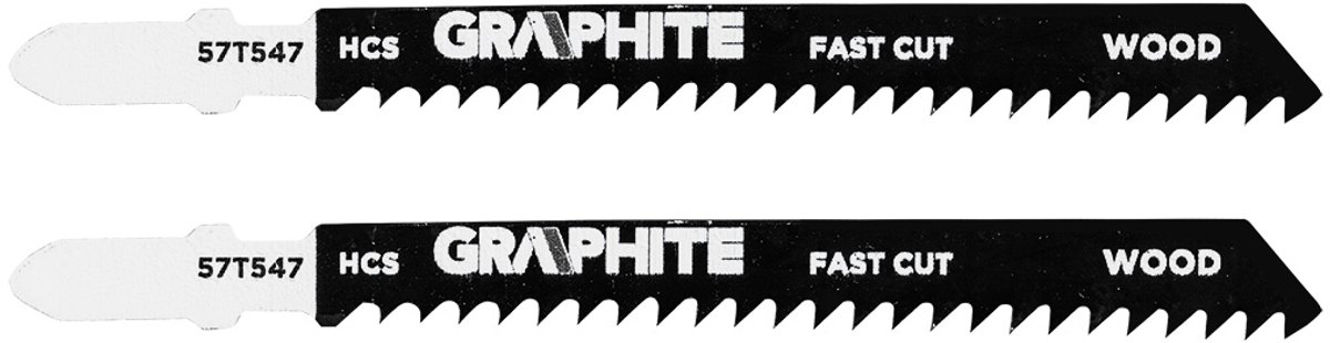 GRAPHITE - Decoupeerzaagblad - 8 TPI - HCS - Zgrubne Cięcie - 2 Stuks