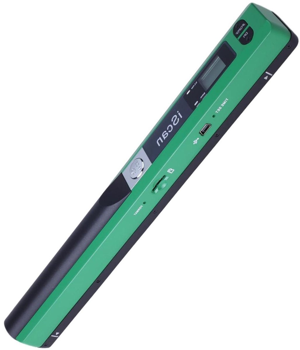Draagbare Scanner - Mini Scanner - Documenten Scannen - Hoge Resolutie - 255x28x25mm - Groen