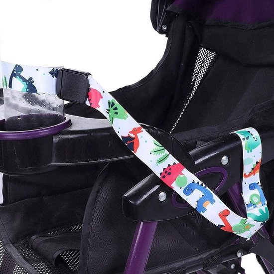 Sippy Cup Strap - Verstelbare Houder voor Babyfles & Beker - Universele Bevestigingsband - Stroller/Kinderstoel Accessoire — afbeelding 5