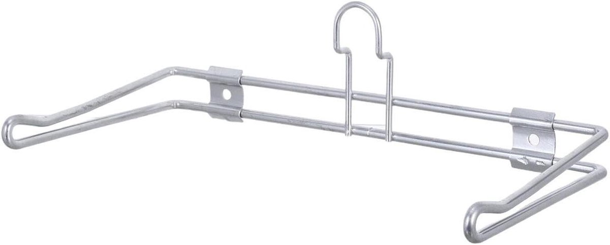 Tashouder - Wandorganizer - Supermarkt Kassa - Stevig Metaal - 30 cm Breed - Zilver