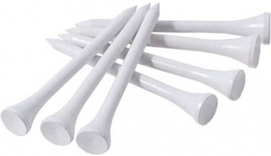 Masters White Wooden Tees 20st 70MM van Master — afbeelding 3